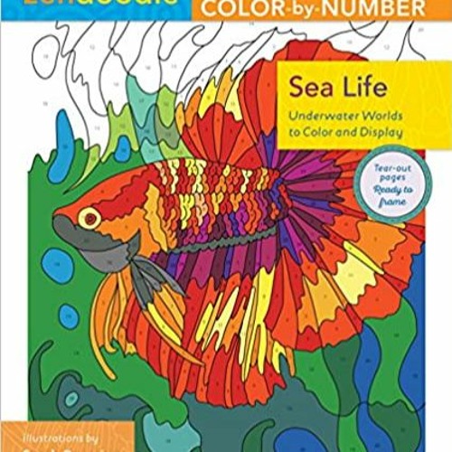 READ/DOWNLOAD*] Zendoodle Color-by-Number: Sea Life: Underwater Worlds to Color and Display FULL BOO
