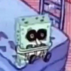 spongebob tweaking out