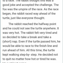 The Rabbit and Tortoise