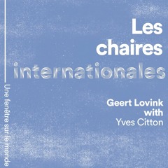 Geert Lovink with Yves Citton
