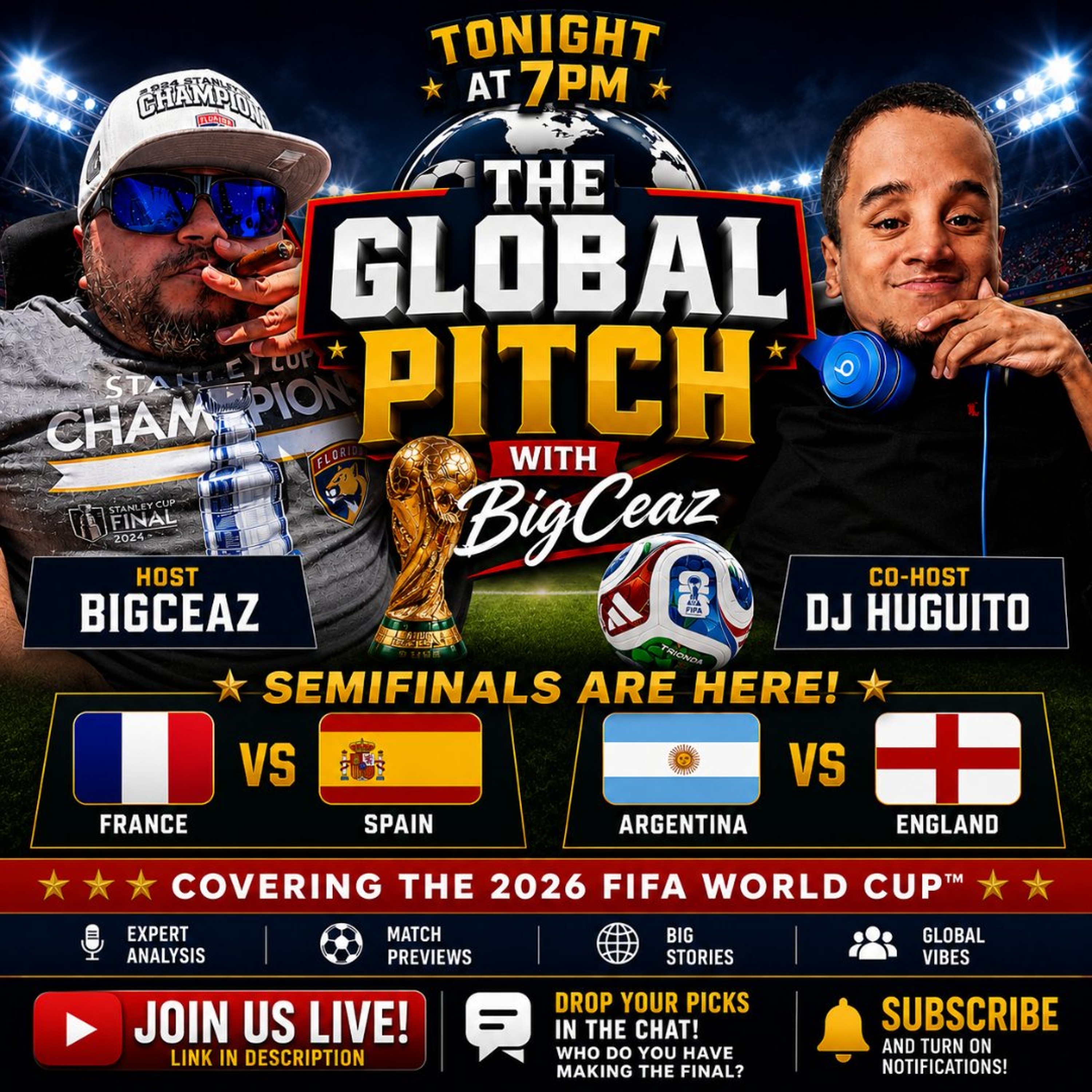 The Global Pitch | World Cup Semifinals! Can Messi Reach Another Final episode artwork