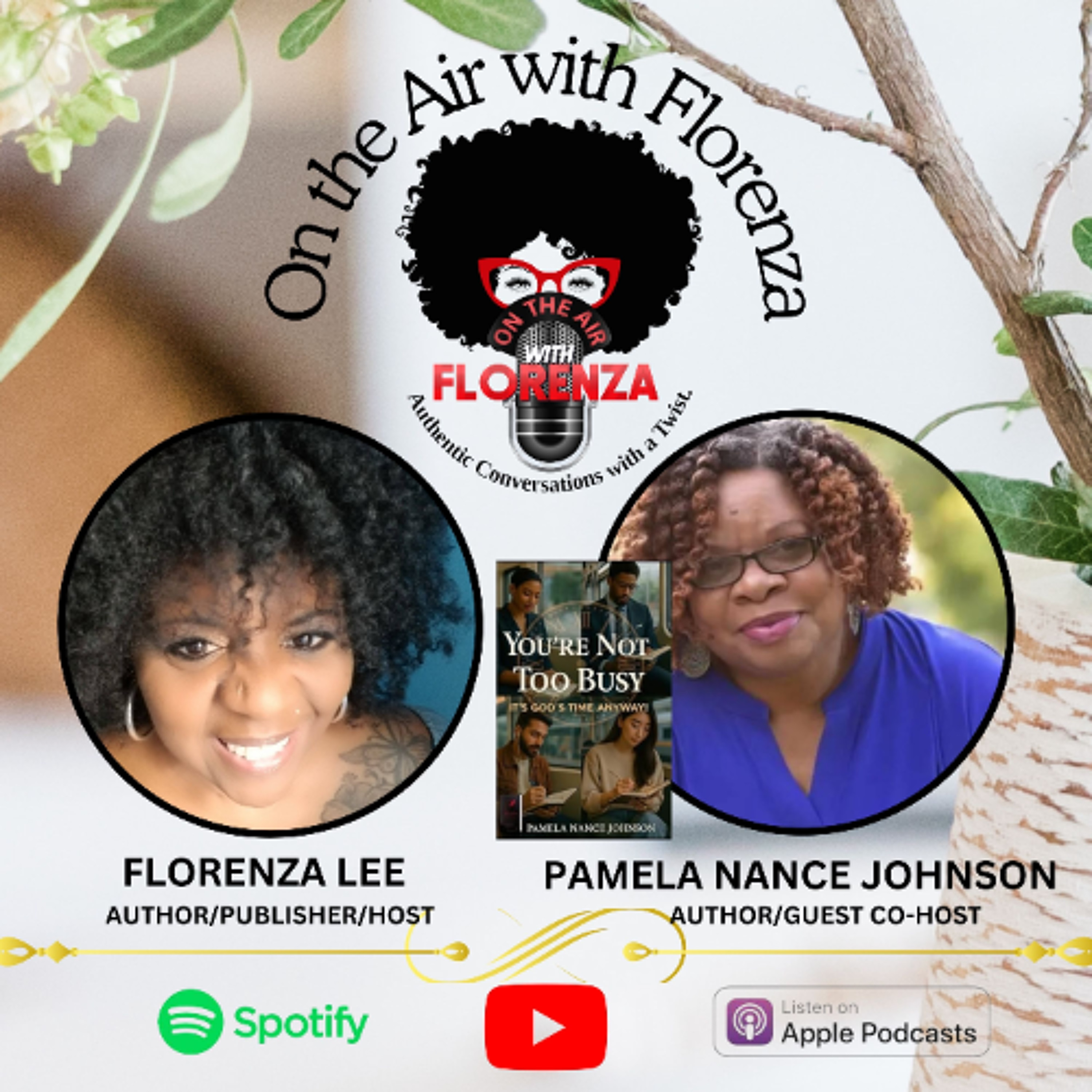 Pamela Nance Johnson Co-hosts On the Air with Florenza episode artwork