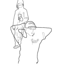 Escape from this fukin society we live in yall wont understand this song though its only slightly satire gng