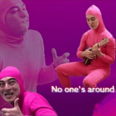 No one's around to help Pink Guy