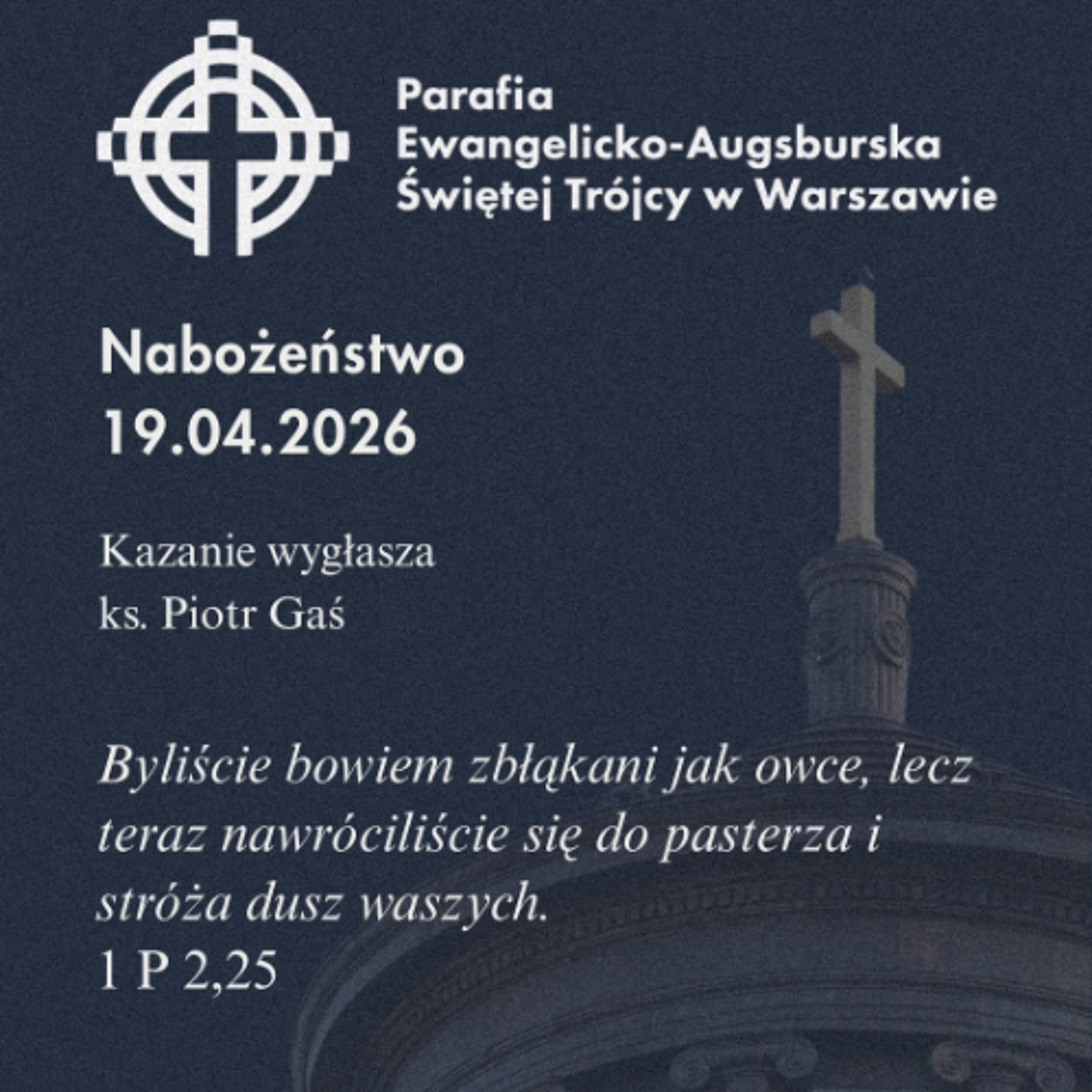 Niedziela ze Słowem, rozważanie z nabożeństwa 19 kwietnia 2026 episode artwork