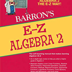 VIEW EBOOK 🖍️ E-Z Algebra 2 (Barron's E-Z Series) by  Meg Clemens &  Glenn Clemens [