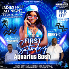 1ST SATURDAY @DUNNS RIVER,TAMPA FL. 2-1-25 DJKIRKY-C AND DJ RIGHTEOUS