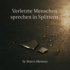 Verletzte Menschen sprechen in Splittern