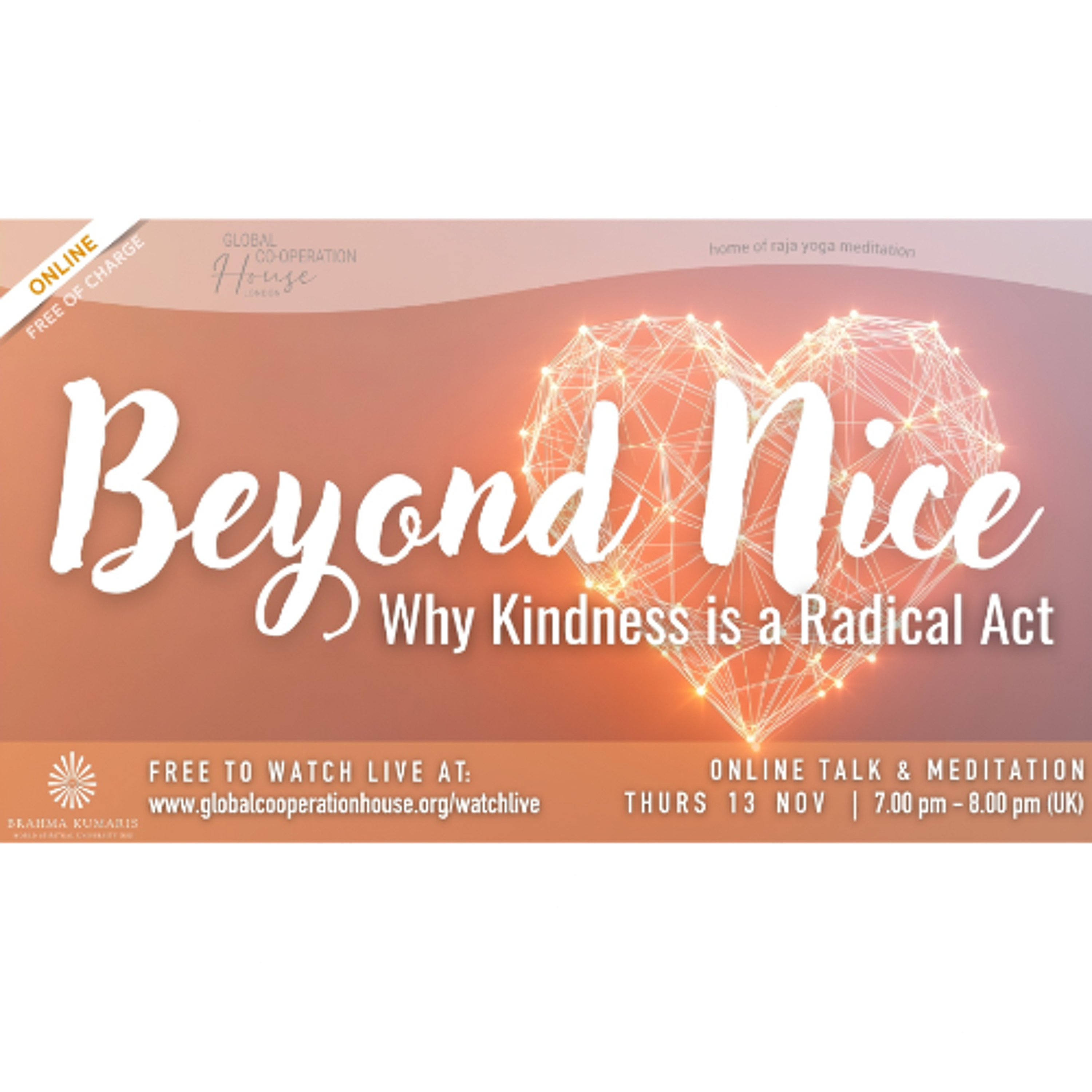 Beyond Nice - Why Kindness is a Radical Act - Tamasin Ramsay - Thursday 13th November 2025 episode artwork
