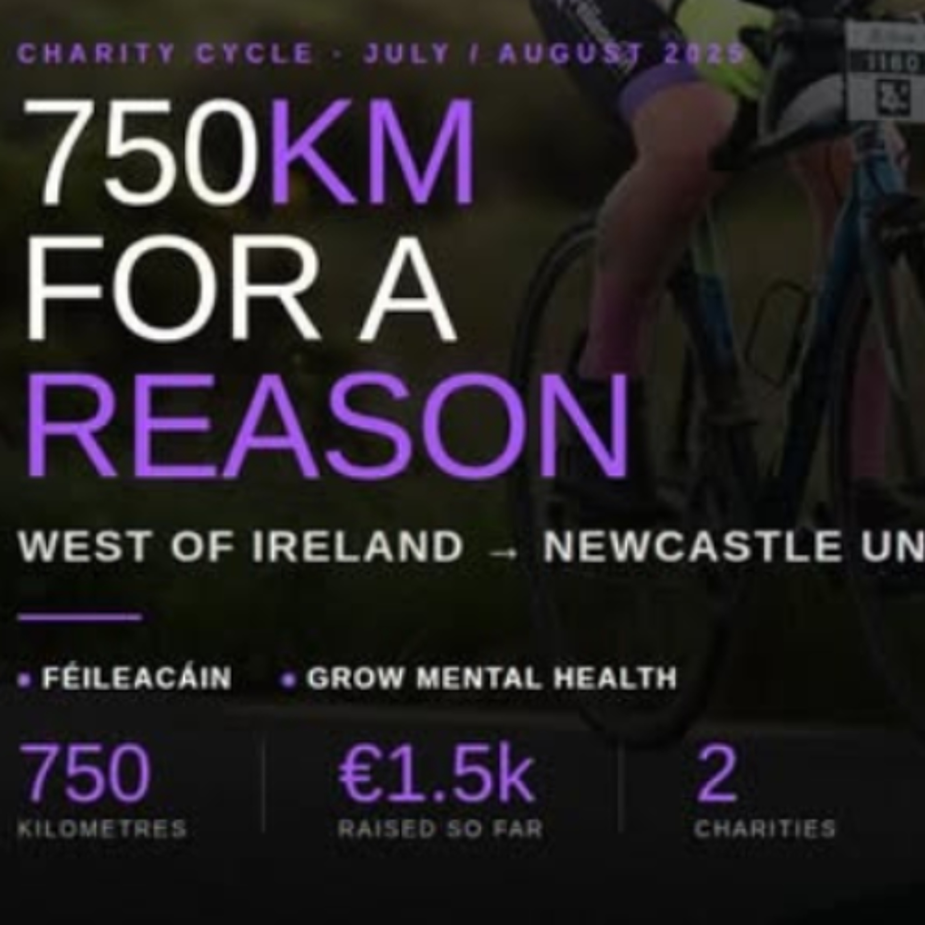 Clare Fitness Instructor Cycling From West Of Ireland To Newcastle United's St James' Park Stadium For Charity