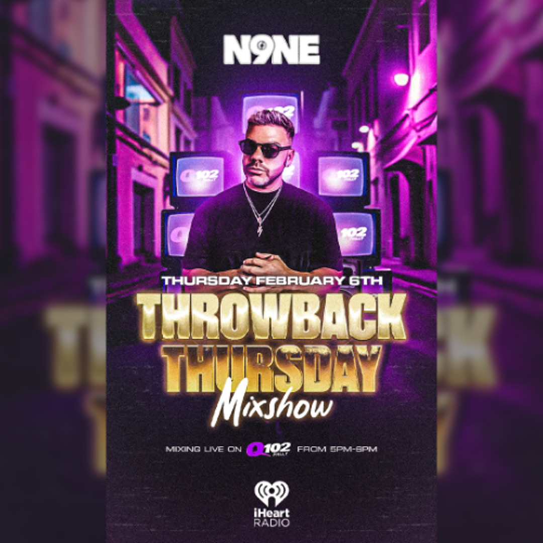 02-06-25 Q102 THROWBACK THURSDAY MIXSHOW cover artwork