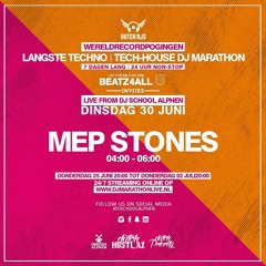 MEP STONES Worldrecord TechHouse / Techno DJ Marathon 30-06-2020 DJ School Alphen (NL)