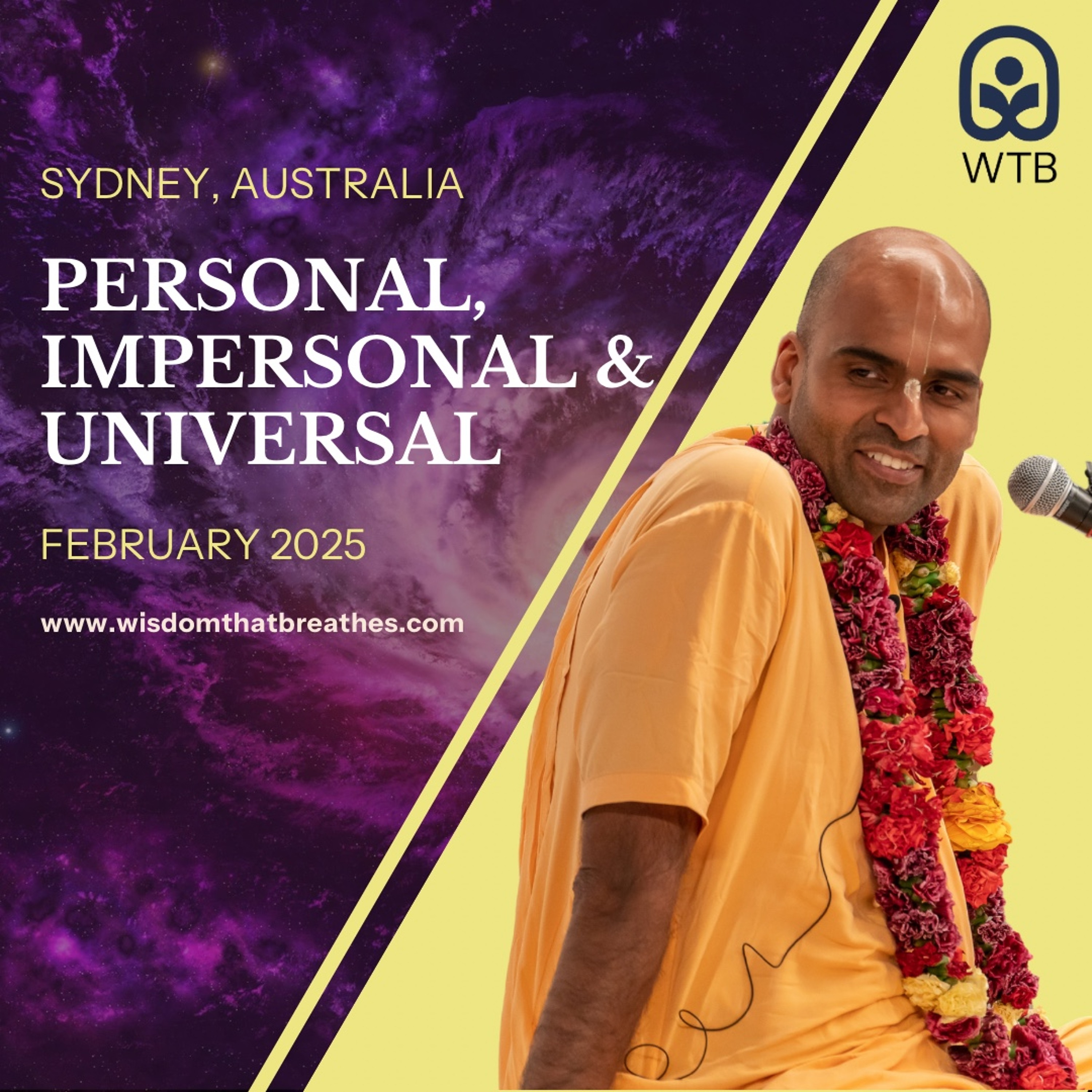 Personal, Impersonal & Universal | BG 12.1 | Sydney, Australia | Svayam Bhagavan Keshava Maharaja