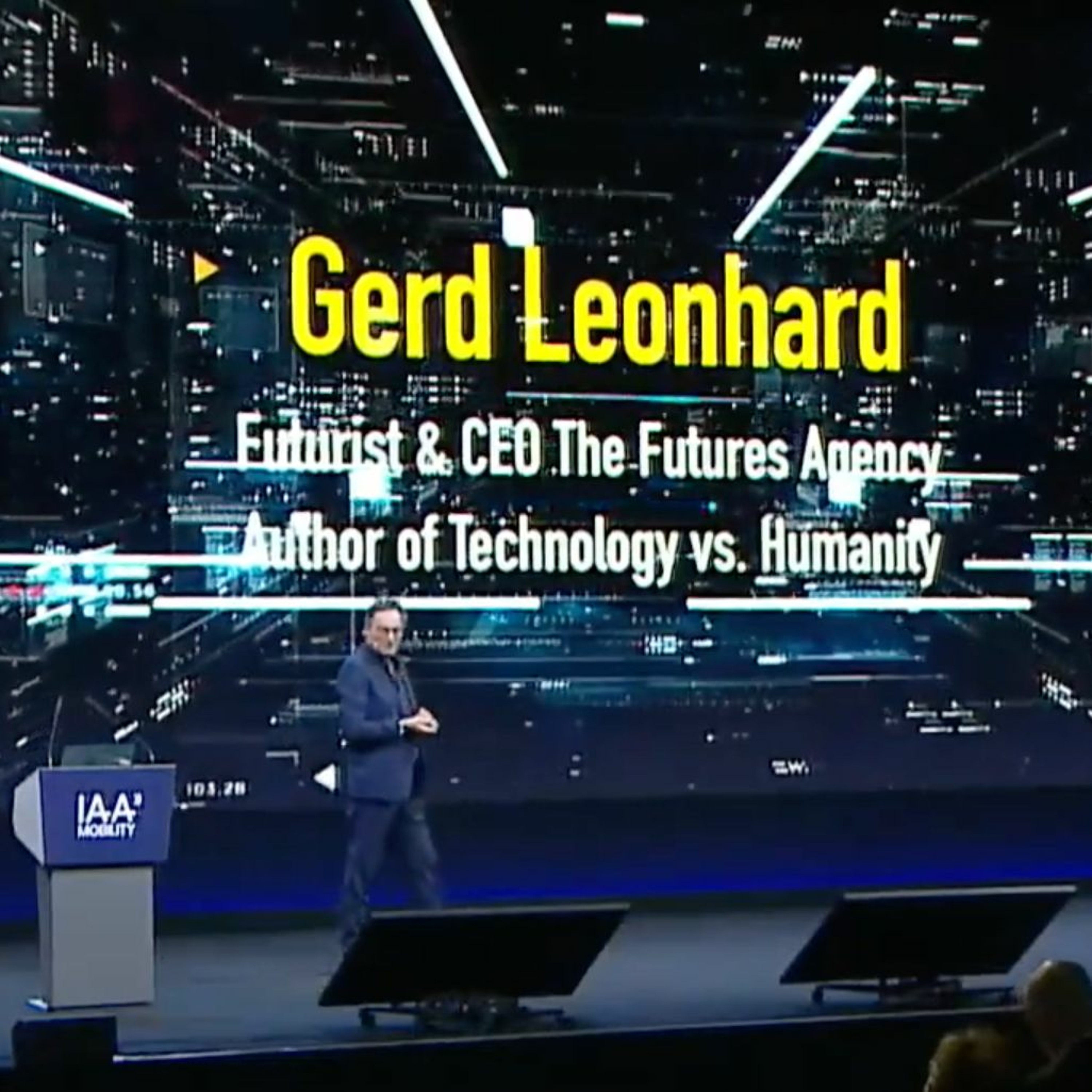 The Future Of Mobility | Futurist Gerd Leonhard's Keynote at IAAMobility 2021 (Audio version only)