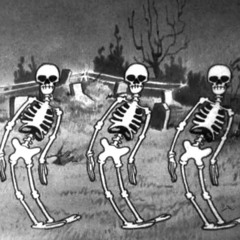 spooky scary skeletons Middsnärt