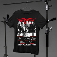 Aerosmith Farewell Tour 2024 Peace Out Tour Shirt