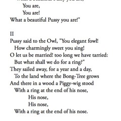 230 The Owl And The Pussy-Cat by Edward Lear