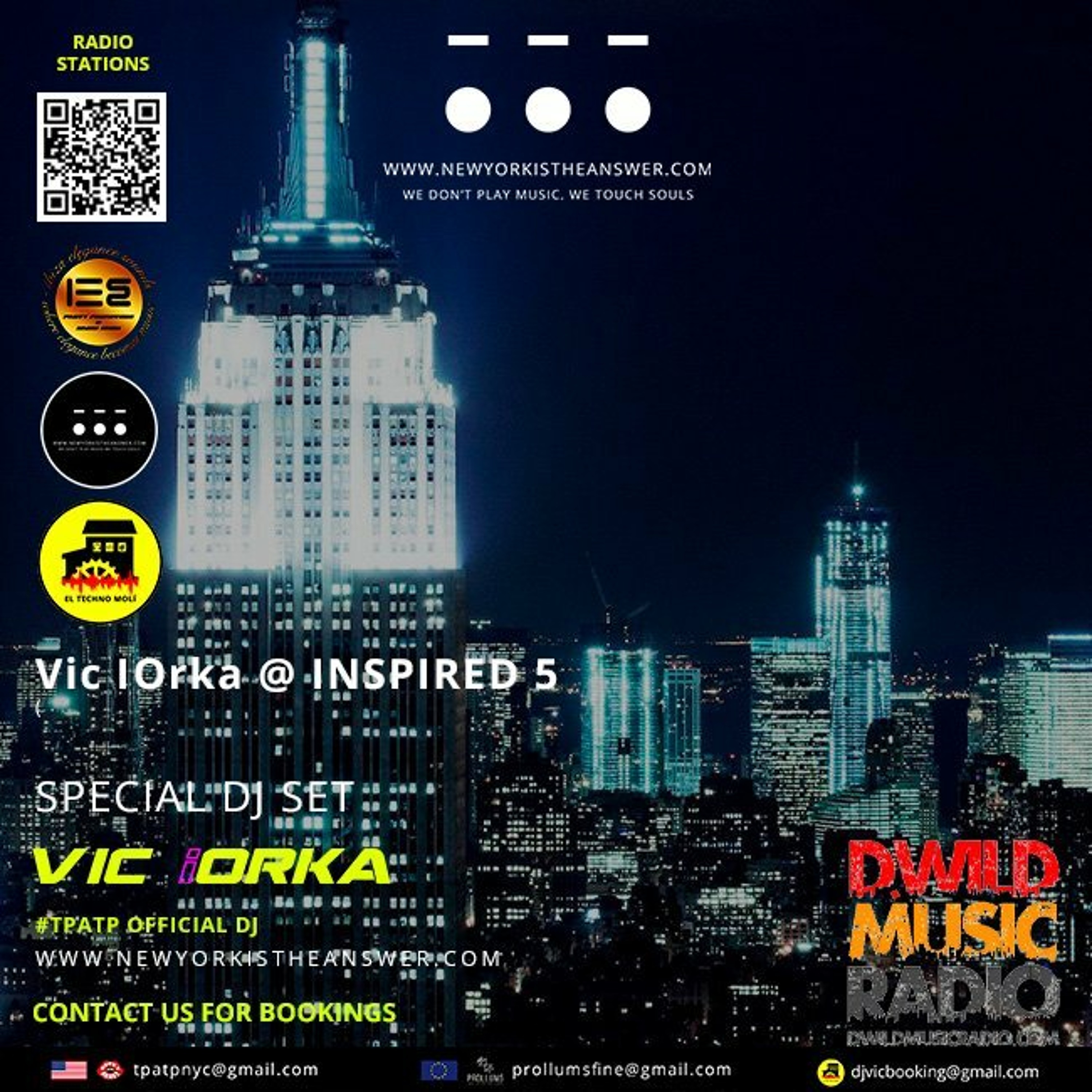 Vic IOrka @ DWILD MUSIC RADIO - INSPIRED 5 episode artwork