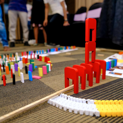 Domino Team Building Activity