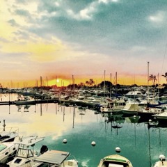 Sunset at Kona Marina (R&B)