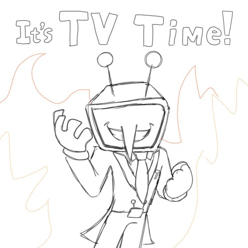 it's TV time! cover WIP (FULL IS OUT ALREADY)