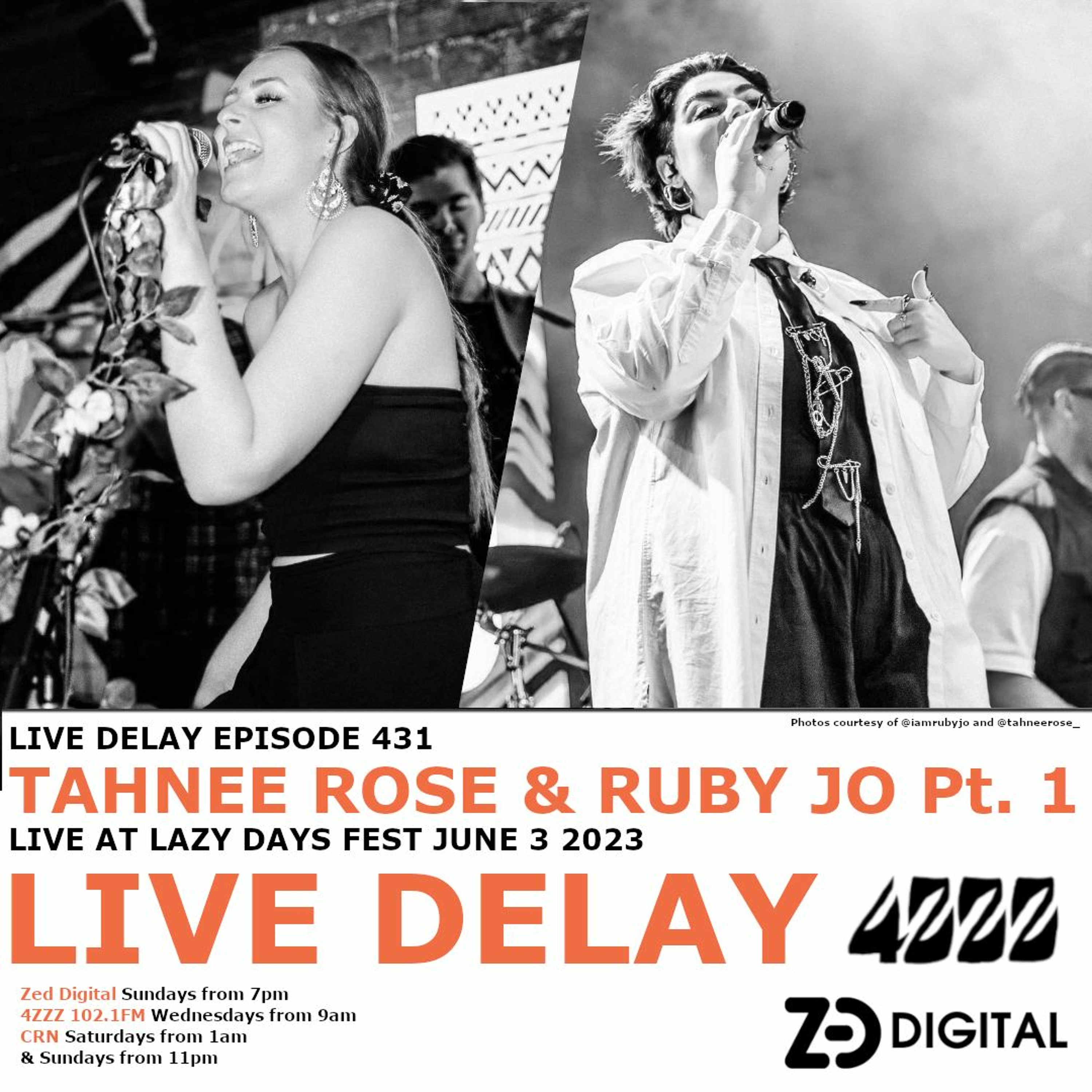 Live Delay - Ep 431 - Tahnee Rose & Ruby Jo Pt. 1