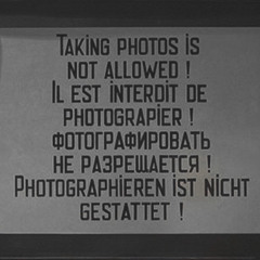 TAKING PHOTOS IS NOT ALLOWED