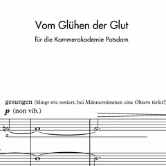 Vom Glühen der Glut