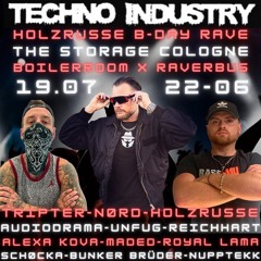 AUDIODRAMA Promo Mix for Techno Industry 19.7.25  The Storage Cologne