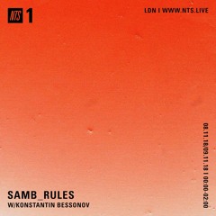 NTS Radio 11/8/18
