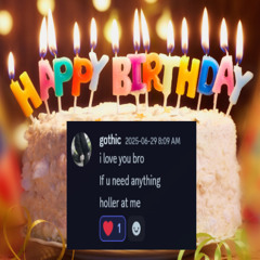 happy birthday gothic!!  party time!🎉🎉🎉🎉🎉🎉🎉🎉🎉🎉
