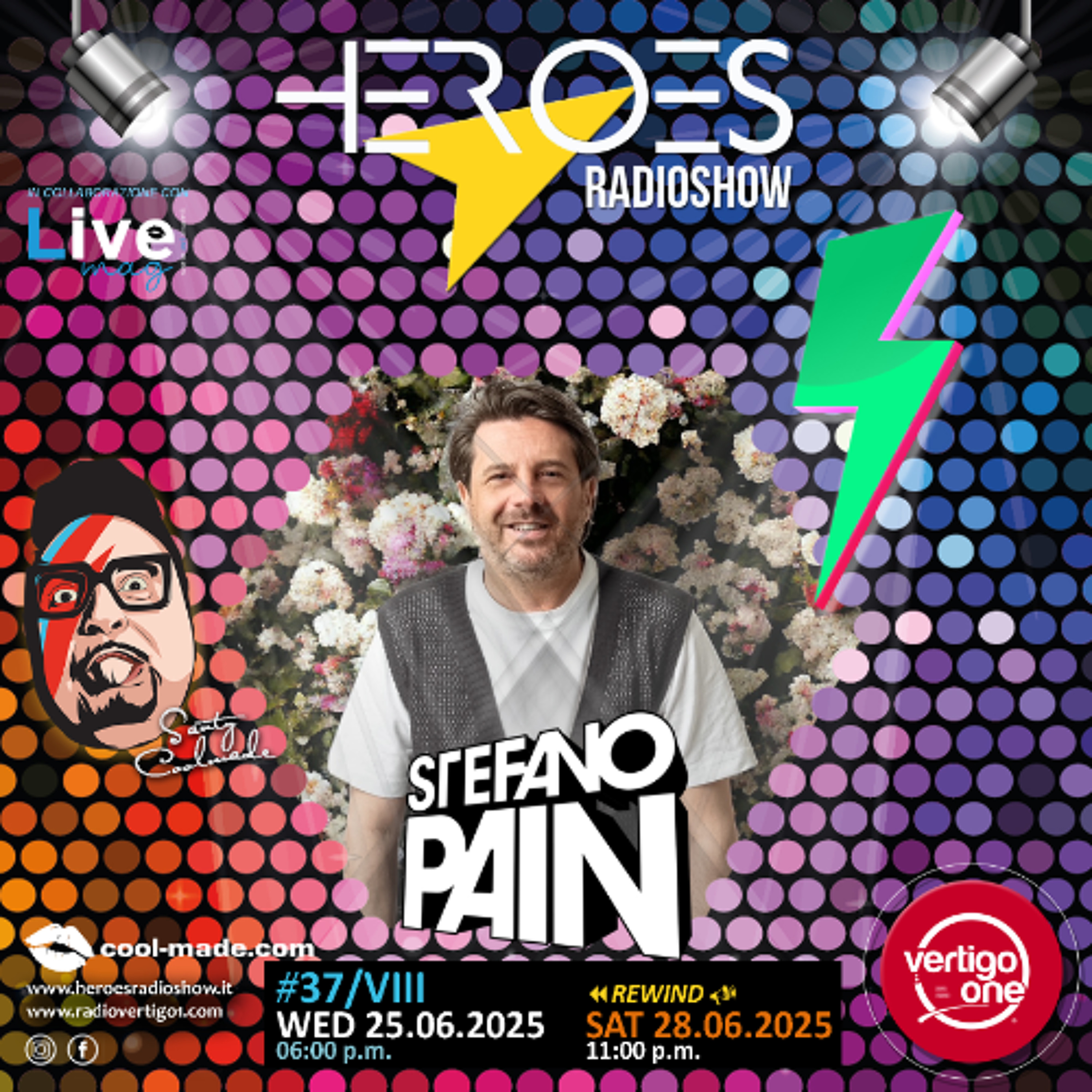 37/2024-25> HEROES RadioShow - Special Guest STEFANO PAIN episode artwork