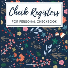 [Doc] Check Registers For Personal Checkbook Checking Account Transaction