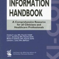 [DOWNLOAD] KINDLE 💖 Lexi Comp's Drug Information Handbook by  Charles F. Lacy [EBOOK
