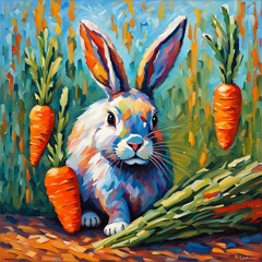 BB72 Rabbits And Carrots