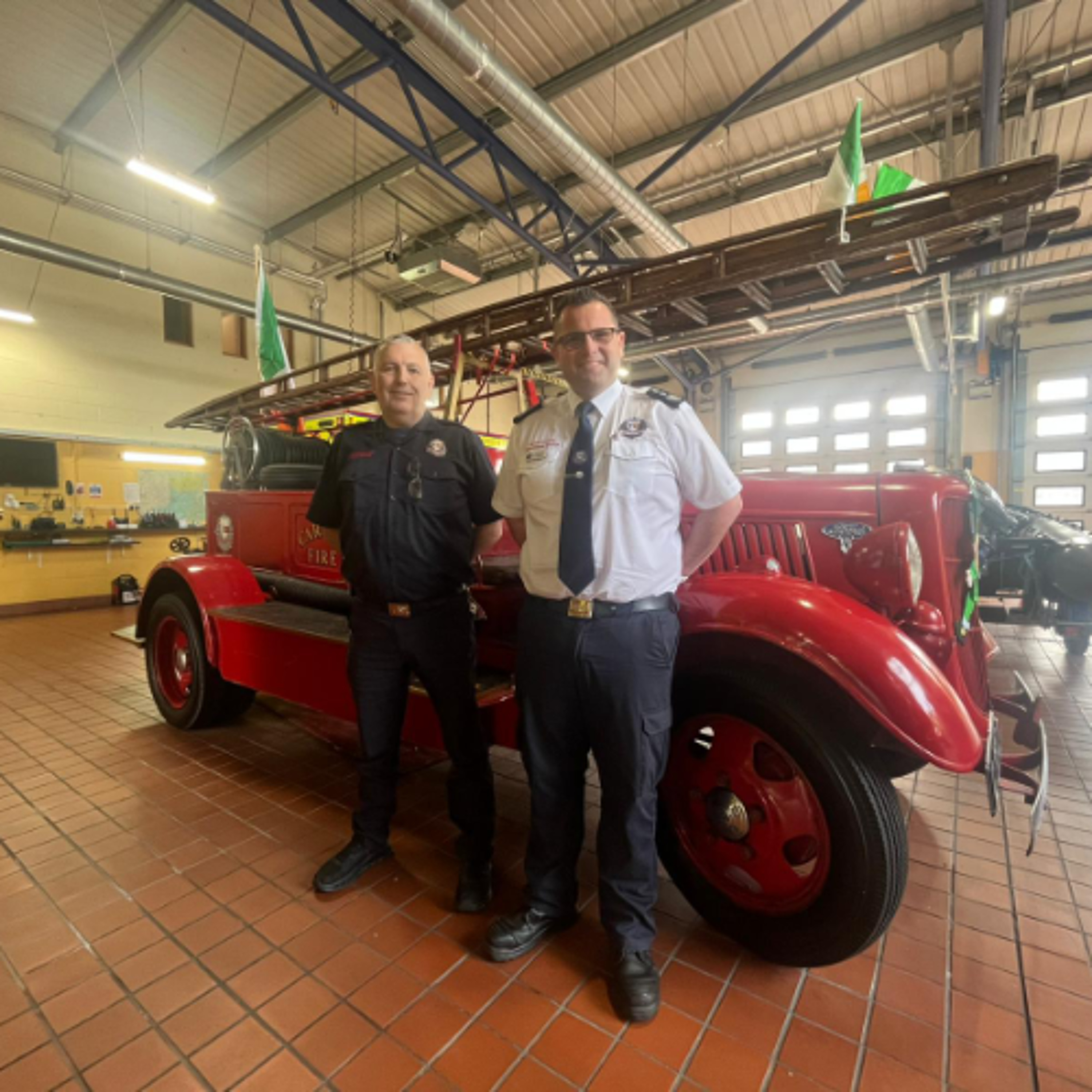 KCLR News: Retiring Carlow Fire Fighter Terry Fitzpatrick and Acting Fire Chief Ben Woodhouse (15th May 2026) episode artwork