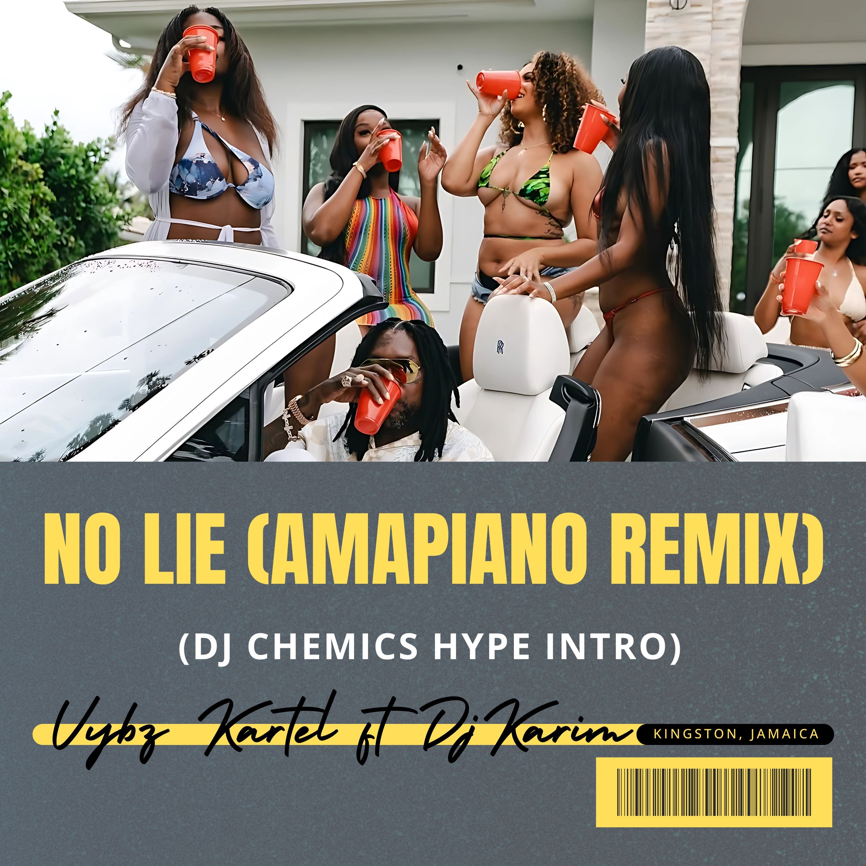 Vybz Kartel ft Dj Karim - No Lie (DJ Chemics Hype Intro) (Amapiano Remix)