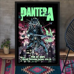 Pantera Feb 27th 2024 Centre Vidéotron in Quebec City, Canada Poster