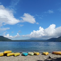 Summer lakeside adventure