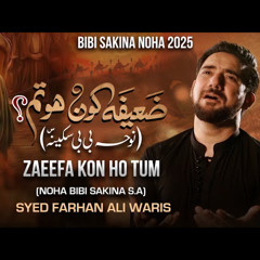 Nohay 2025 ｜ Zaeefa Kon Ho Tum ｜ Bibi Sakina Noha ｜ Farhan Ali Waris ｜ Muharram 1447
