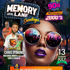 NATURAL VIBES WITH RICOVIBES LIVE AT MEMORY LANE SUNDAYS 90'S MEETS EARLY 2000 JULY 13th 2025