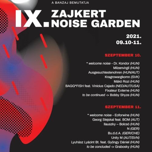 Fixateur Externe @ IX. Zajkert / Noise Garden (10. 09. 2021. @ Modem, Debrecen)