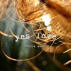 yes love (voice memo)