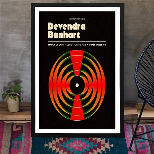 Devendra Banhart March 26 2024 Center For The Arts Grass Valley, CA Poster