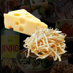 チーズともやし