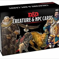 Dungeons & Dragons Spellbook Cards: Creature & NPC Cards (D&D Accessory) $Epub#