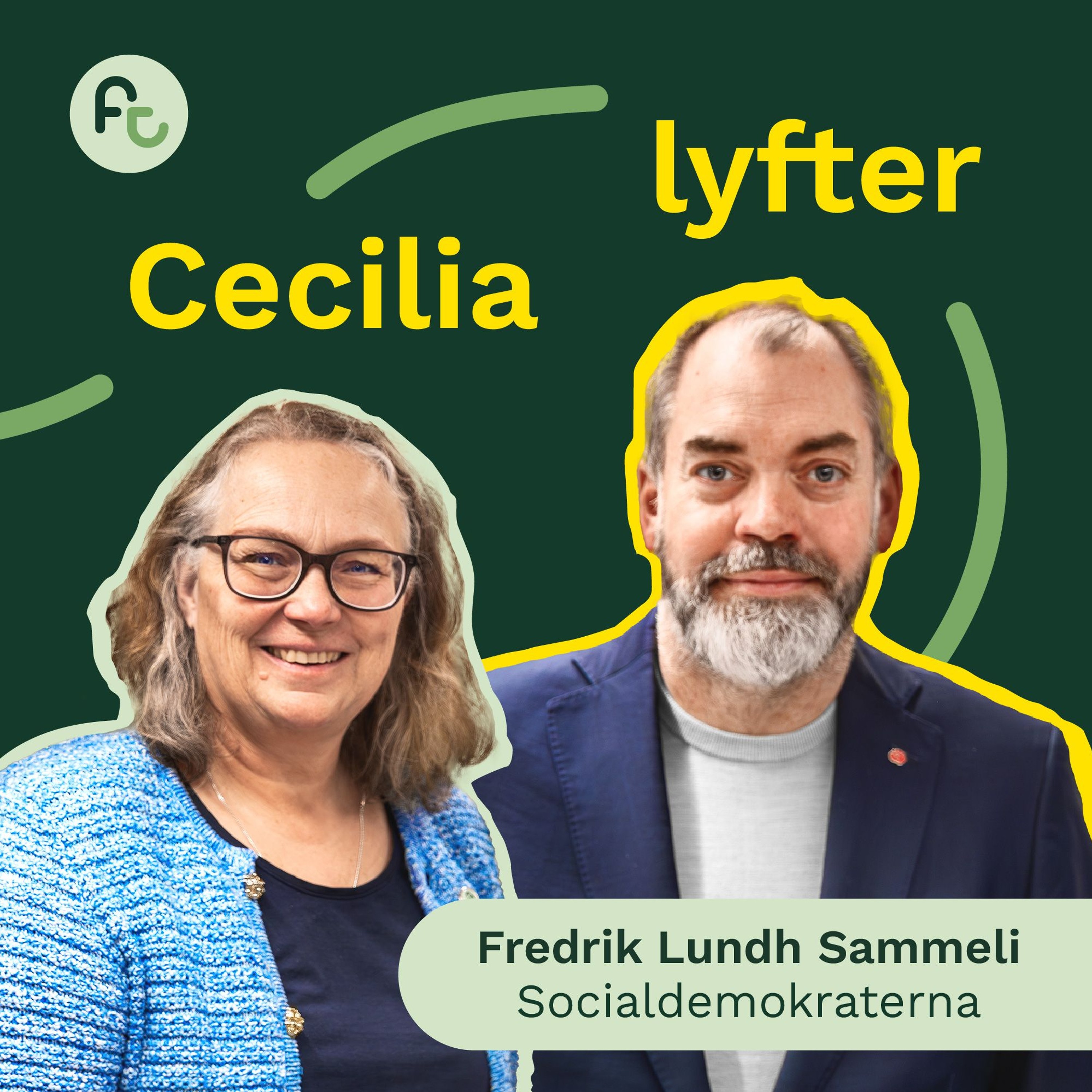 Avsnitt 1. Cecilia lyfter – TEMA POLITIK – Fredrik Lundh Sammeli, Socialdemokraterna episode artwork