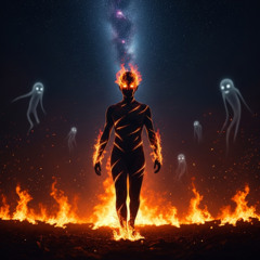 Entre les flammes et la poussière d’étoiles