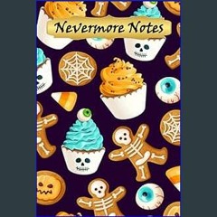 {pdf} 📚 Nevermore Notes: Halloween Cupcakes Journal | Spooky Treats Notebook | Skeleton Pumpkin We
