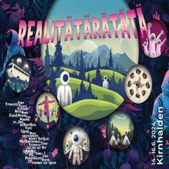 Diskret Auffällig vernagelt Bretter auf dem Realitätärätätä Festival